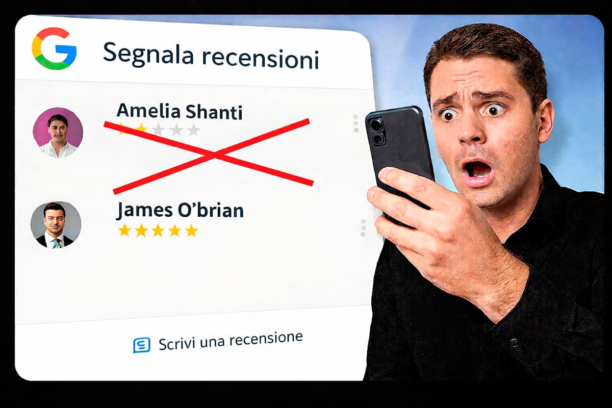 come segnalare recensioni false google