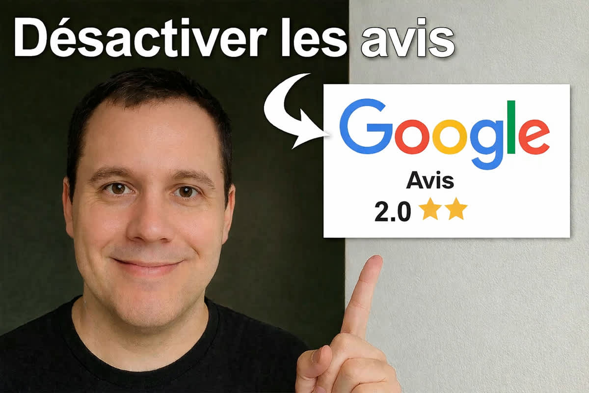 comment desactiver les avis google