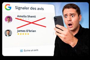comment signaler faux avis google