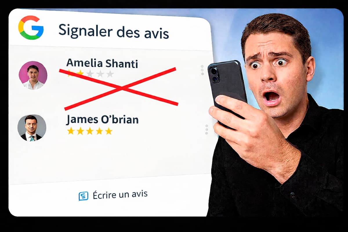 comment signaler faux avis google