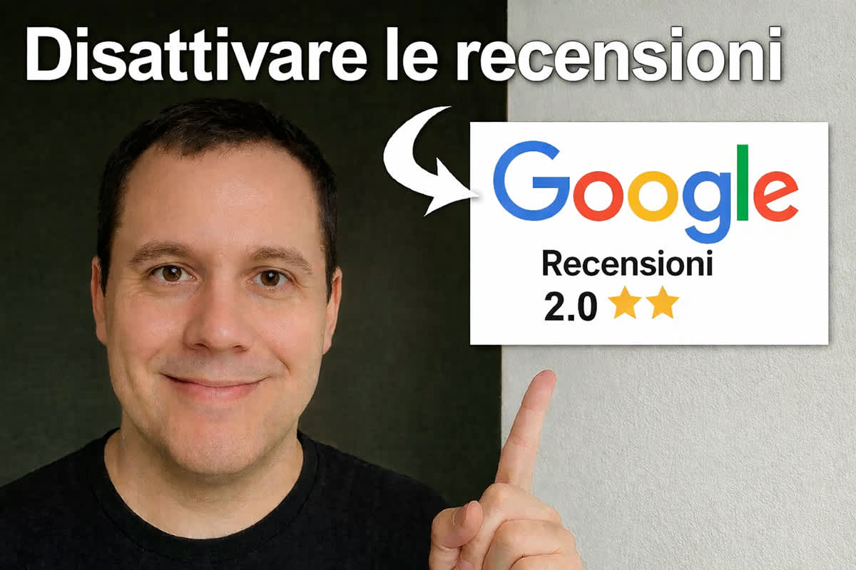 como disattivare le recensioni google