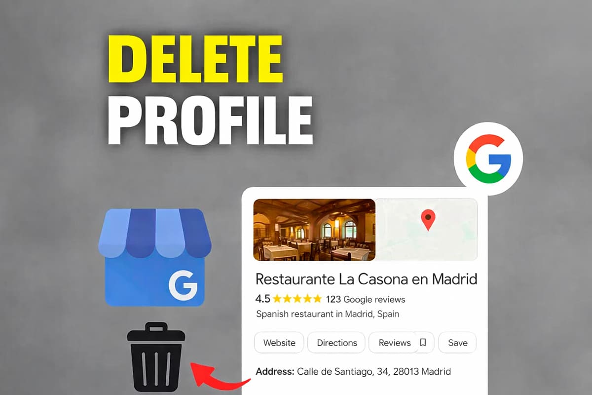 how to delete google business profile google maps