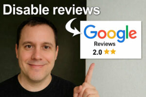how to disable google reviews