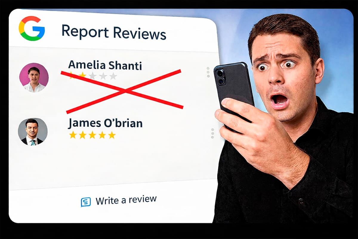 how to report fake google reviews
