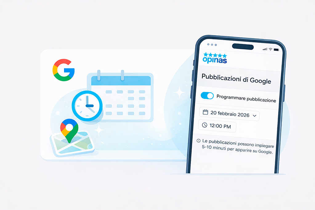 come programmare post google my business