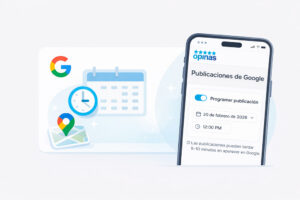 como programar publicaciones google my business