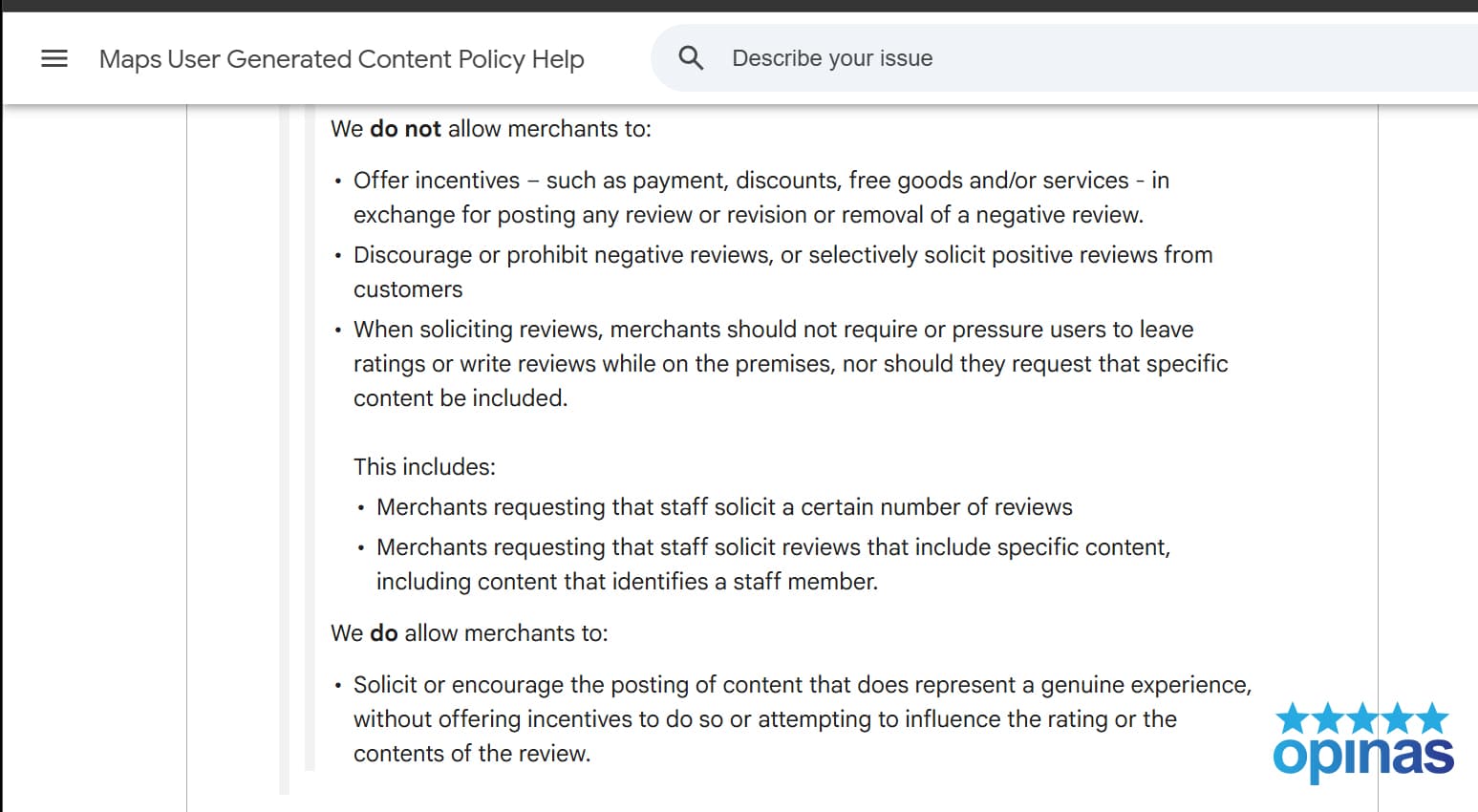google bans employee mentions in reviews 1