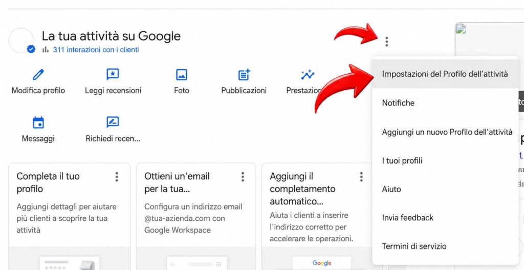 come dare accesso google my business 1