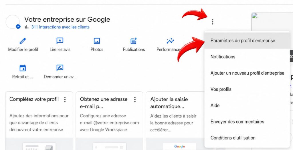 comment donner acces google my business 1