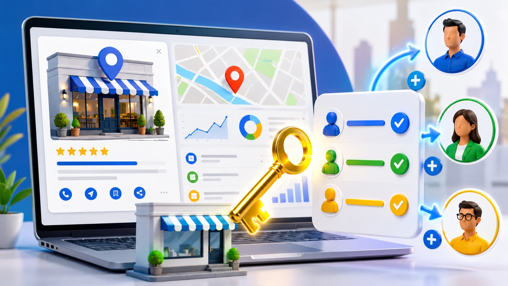 como dar acceso google my business