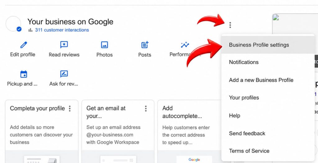 how to give access google my business 1