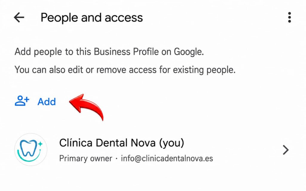how to give access google my business 3